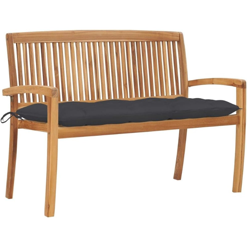Solid Teak Stackable Outdoor Garden Bench