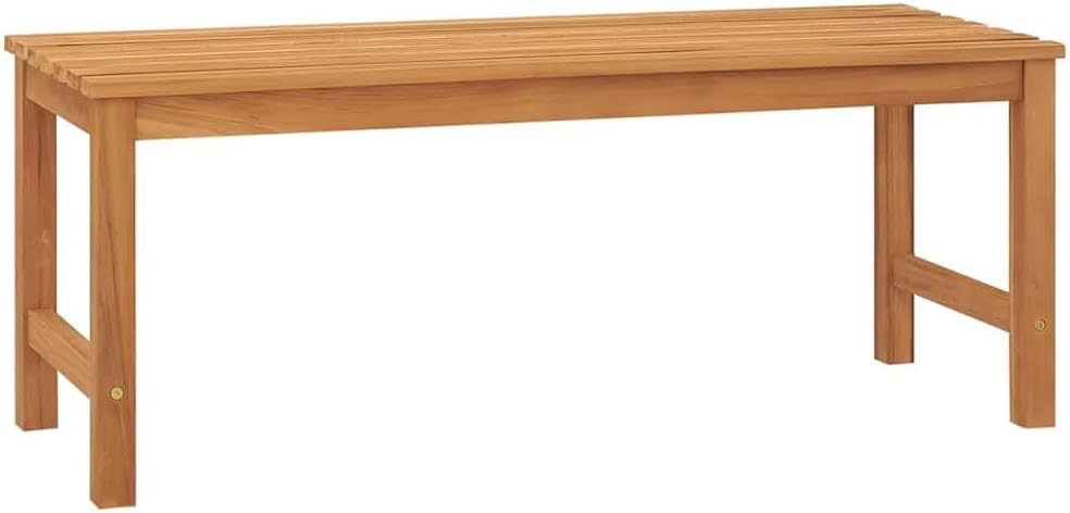 Solid Teak Weather‑Resistant Outdoor Garden Bench