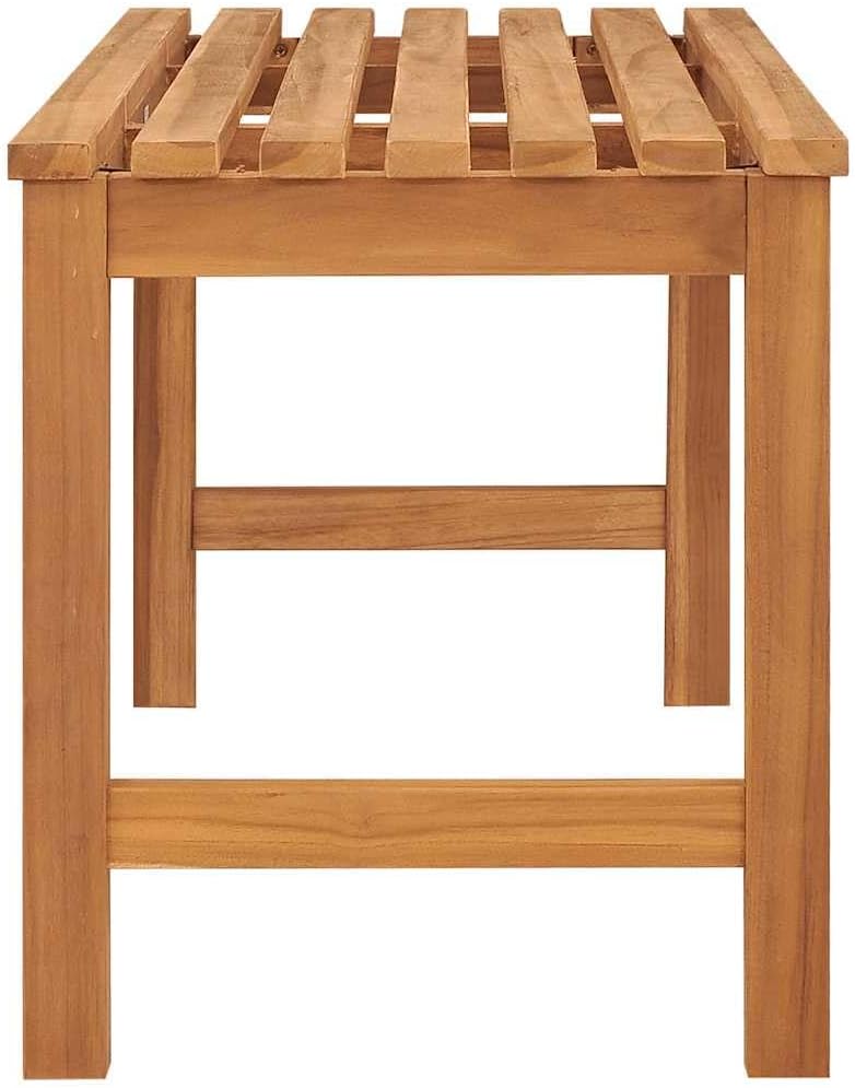 Solid Teak Weather‑Resistant Outdoor Garden Bench