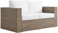 Synthetic Rattan Outdoor Patio Loveseat