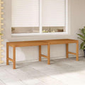 Weather‑Resistant Solid Teak Garden Bench
