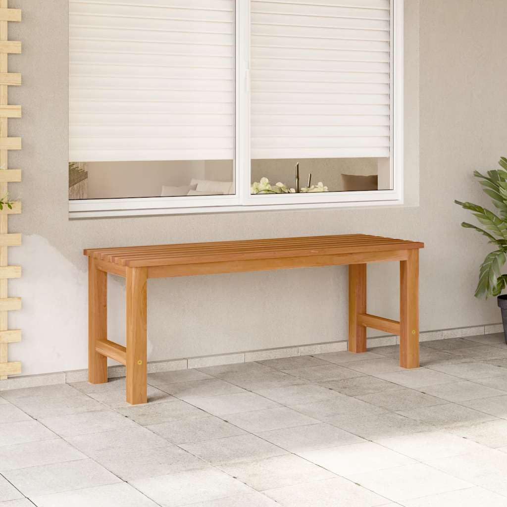 Solid Teak Weather‑Resistant Outdoor Garden Bench