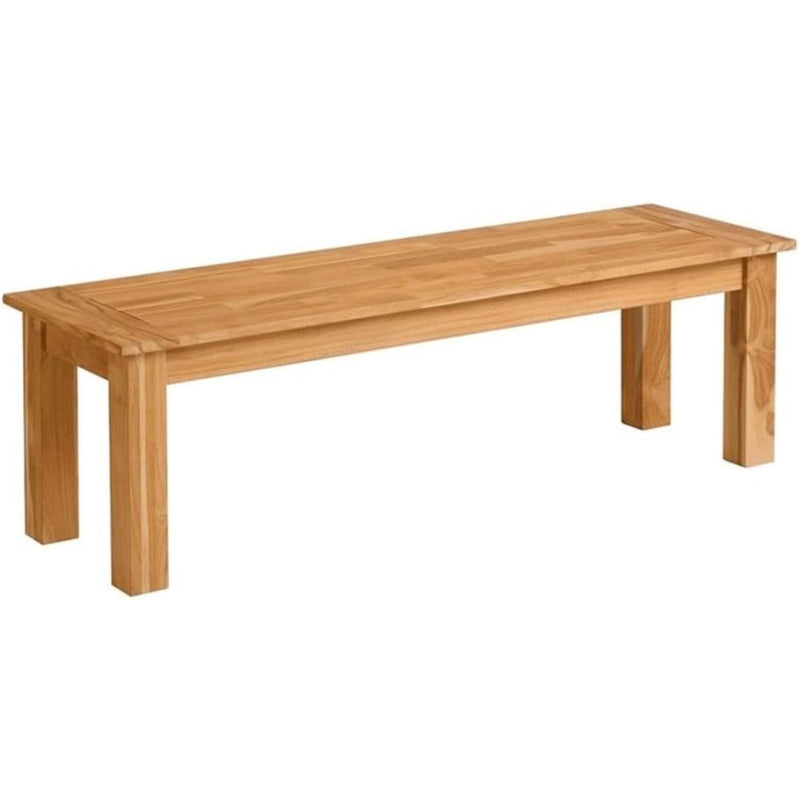 Teak Wood Contemporary Outdoor Dining Bench