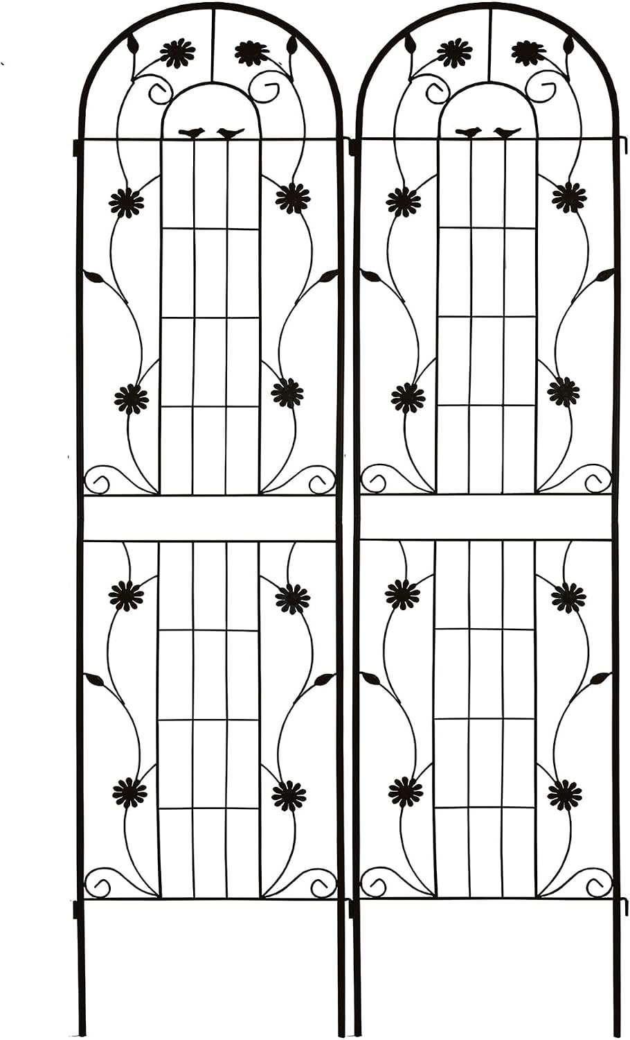 Rustproof Metal Garden Plant Trellis Frame