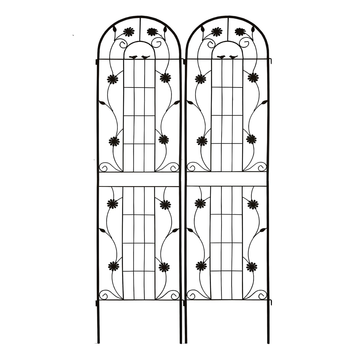 Rustproof Metal Garden Plant Trellis Frame