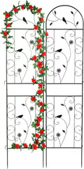 Black Metal Outdoor Climbing Plant Trellis