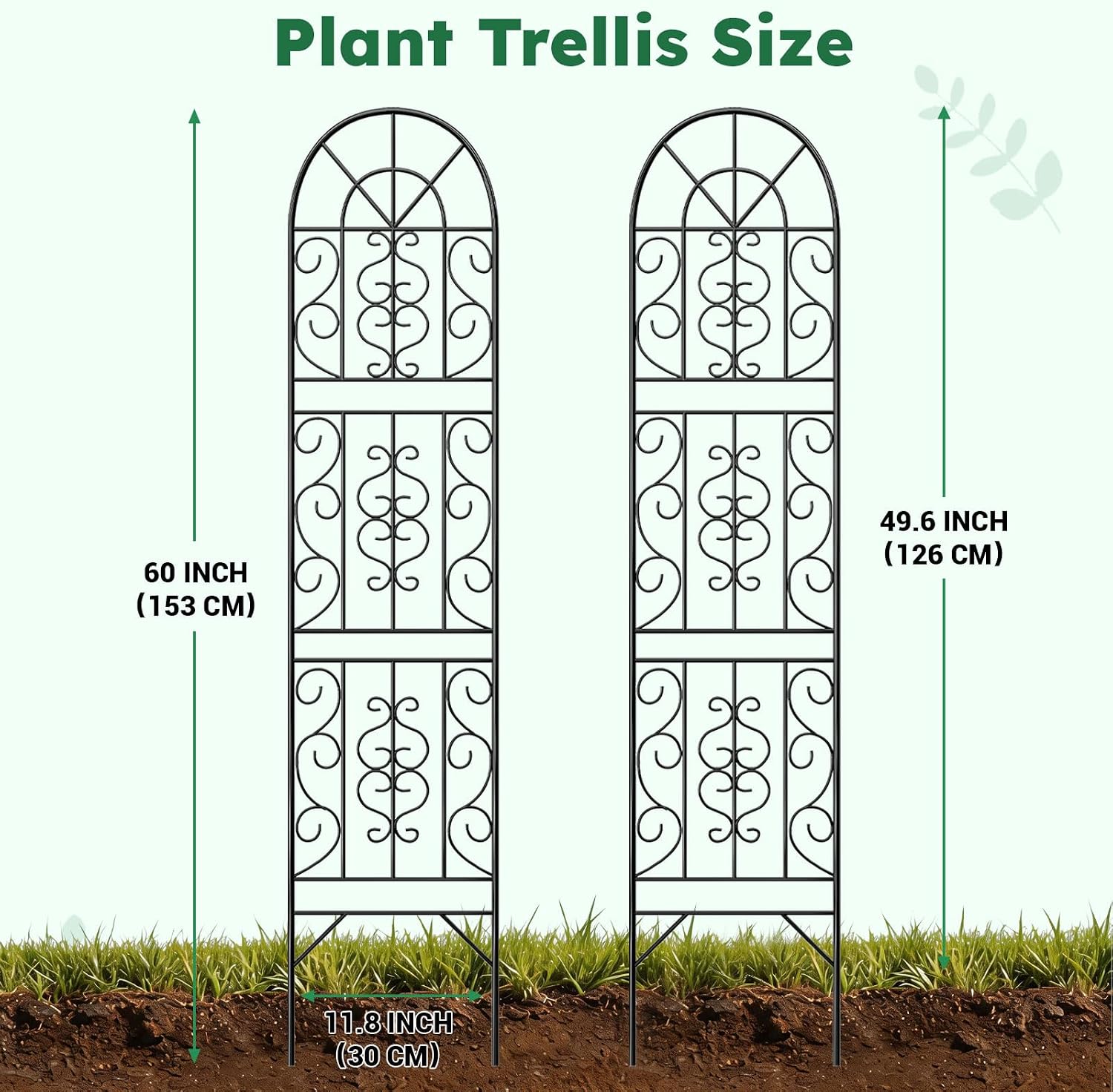 Sturdy Metal Outdoor Climbing Plant Trellis
