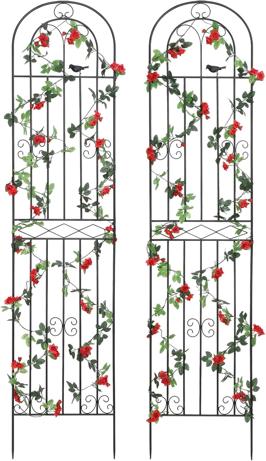 Metal Lattice Garden Climbing Plant Trellis