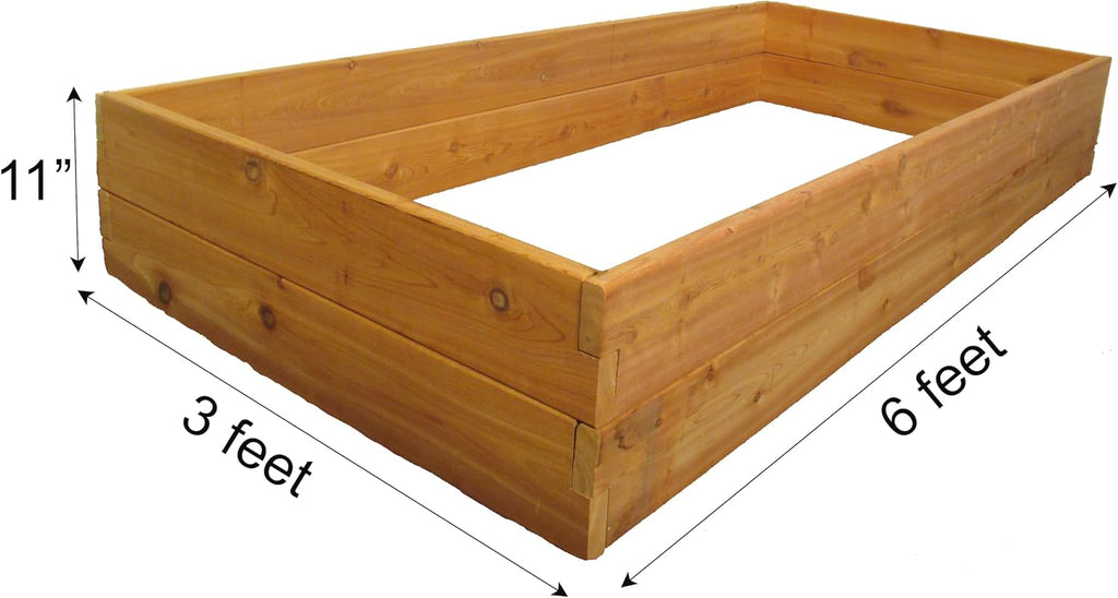 Premium Cedar Handcrafted Raised Garden Bed