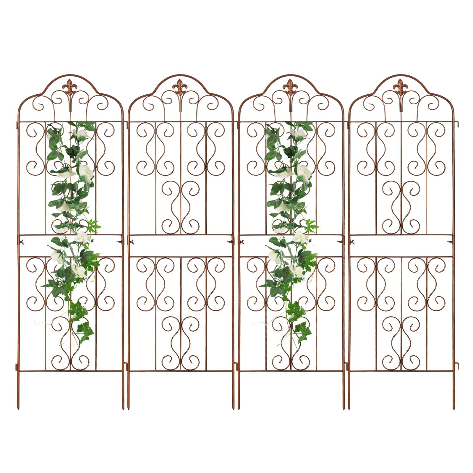 Rustproof Metal Outdoor Climbing Plant Trellis