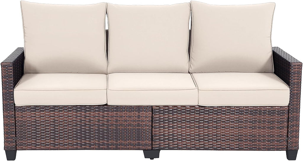 Rattan Wicker Outdoor Patio Garden Sofa