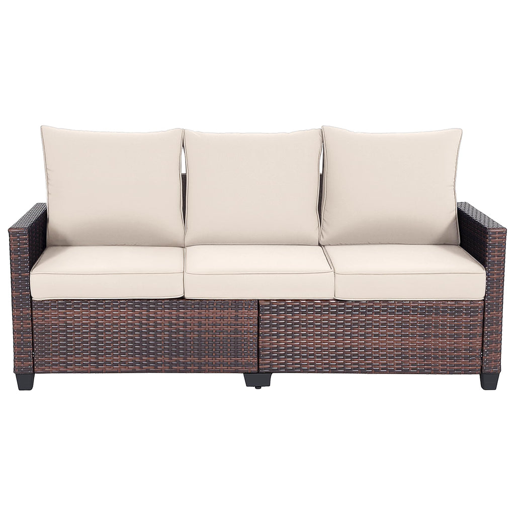 Rattan Wicker Outdoor Patio Garden Sofa
