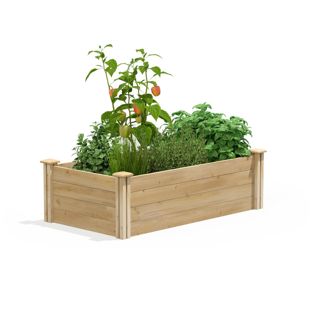 Premium Cedar Outdoor Raised Garden Bed