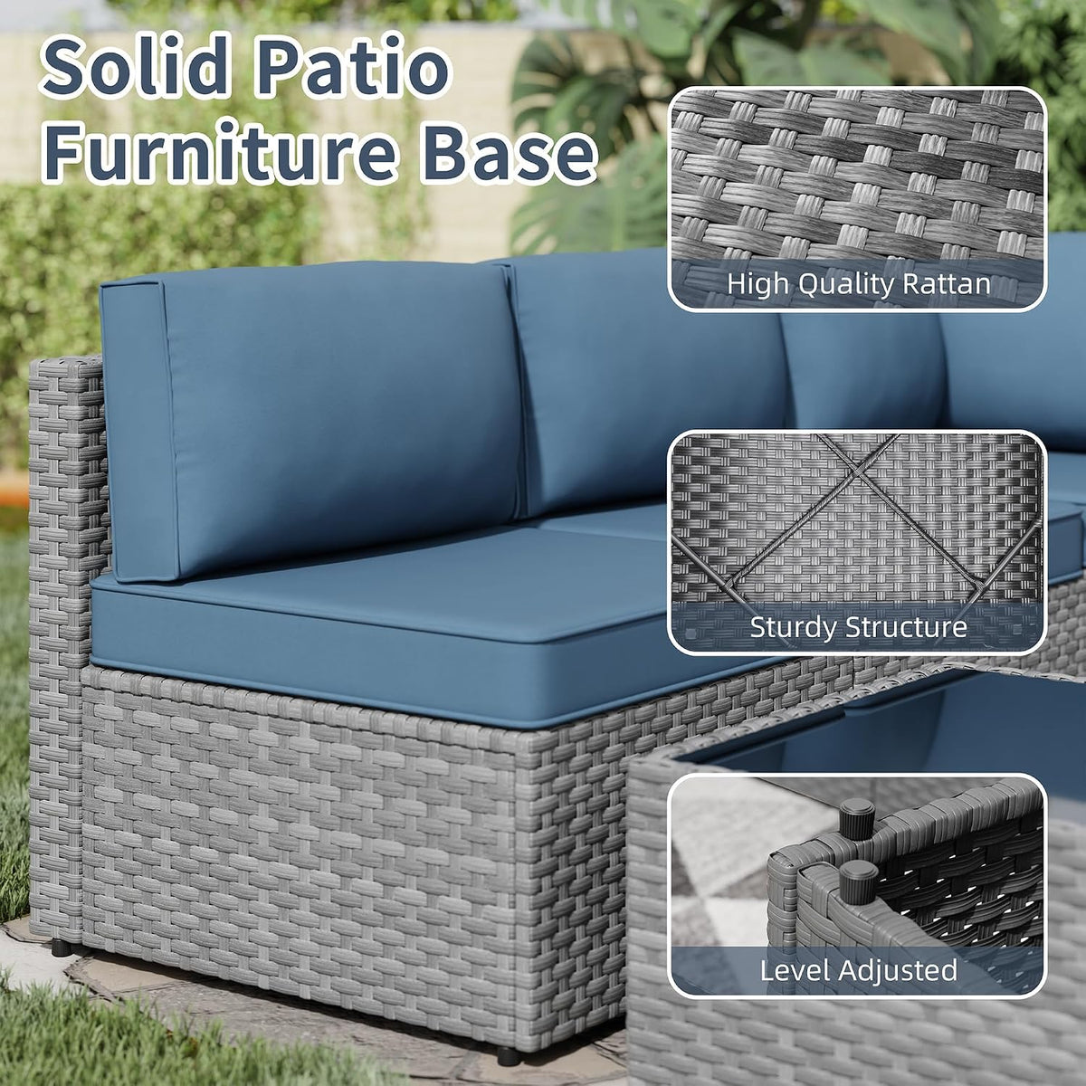 All‑Weather Rattan Outdoor Patio Furniture Set