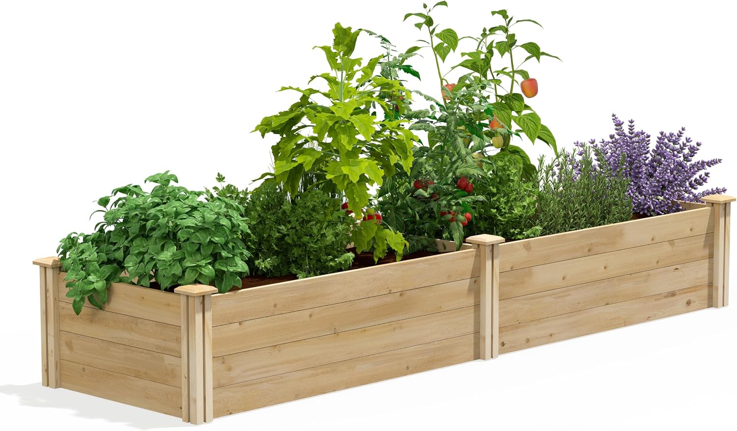 Premium Cedar Outdoor Raised Garden Bed