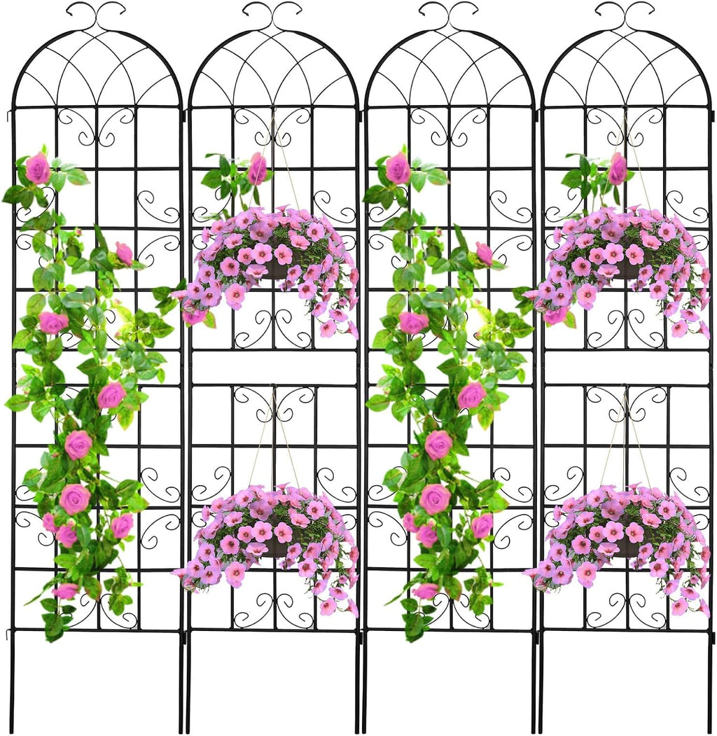 Large Metal Outdoor Climbing Plant Trellis