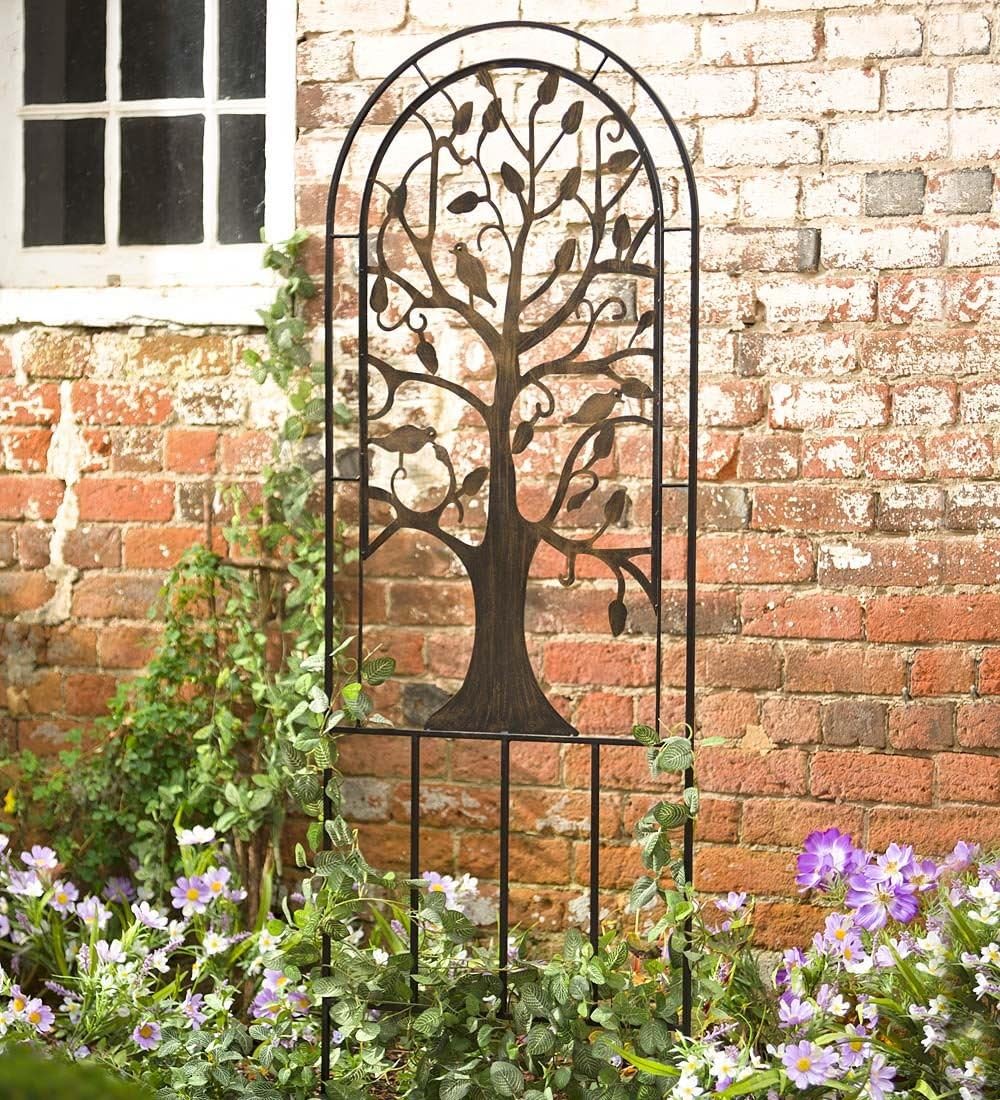 Arched Metal Weather‑Resistant Garden Trellis