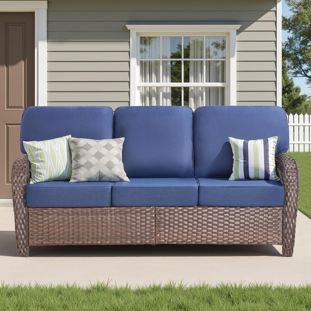 All‑Weather Rattan Outdoor Patio Sofa