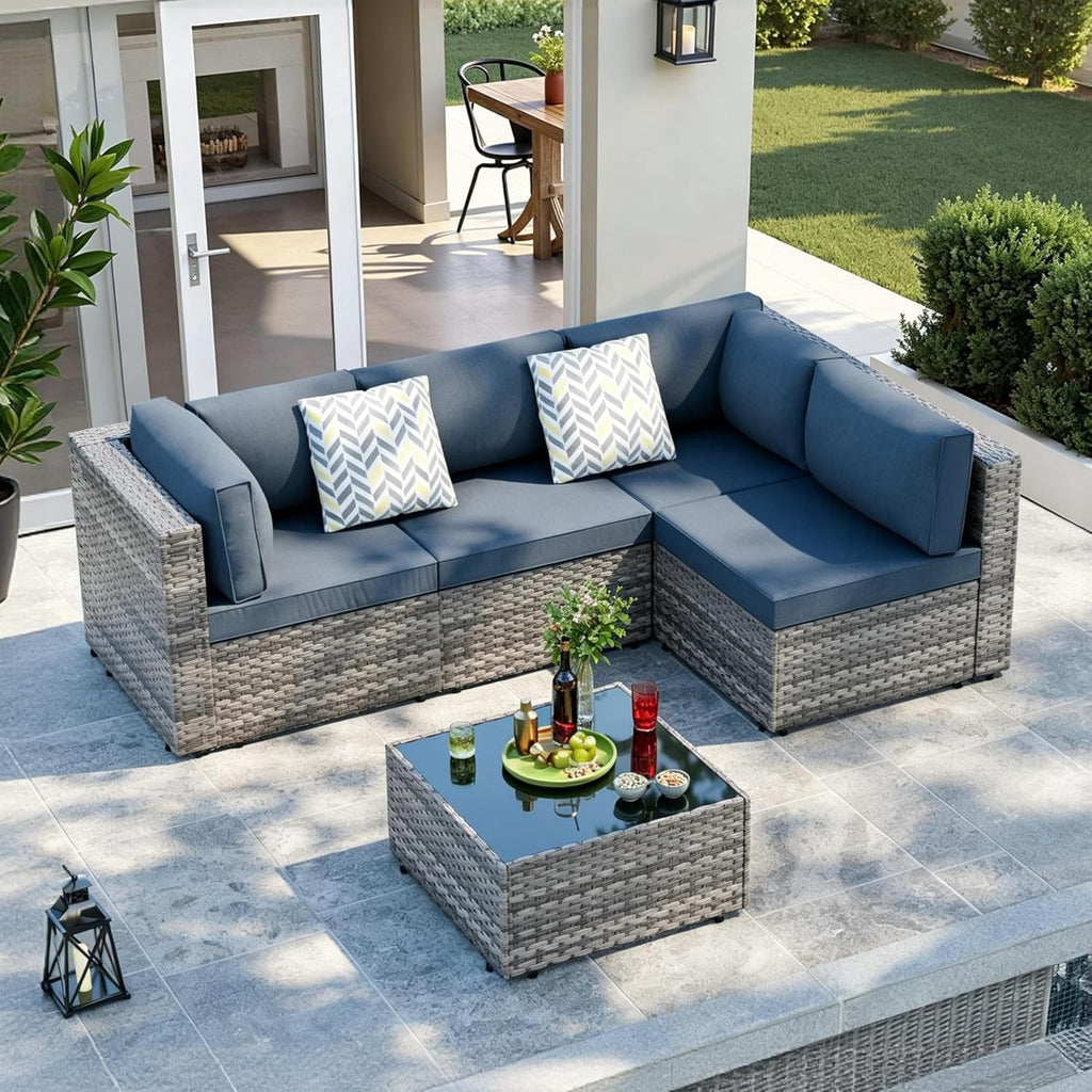 All‑Weather Rattan Outdoor Patio Furniture Set