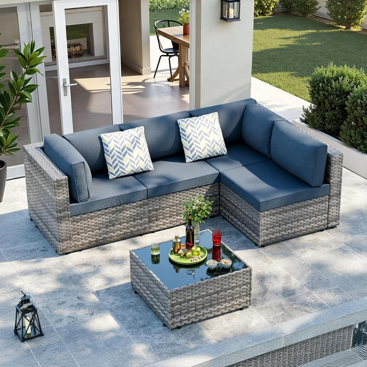 All‑Weather Rattan Outdoor Patio Furniture Set
