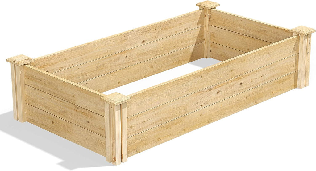 Classic Cedar Outdoor Raised Garden Bed