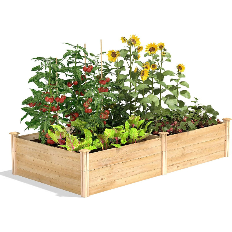 Premium Cedar Outdoor Raised Garden Bed